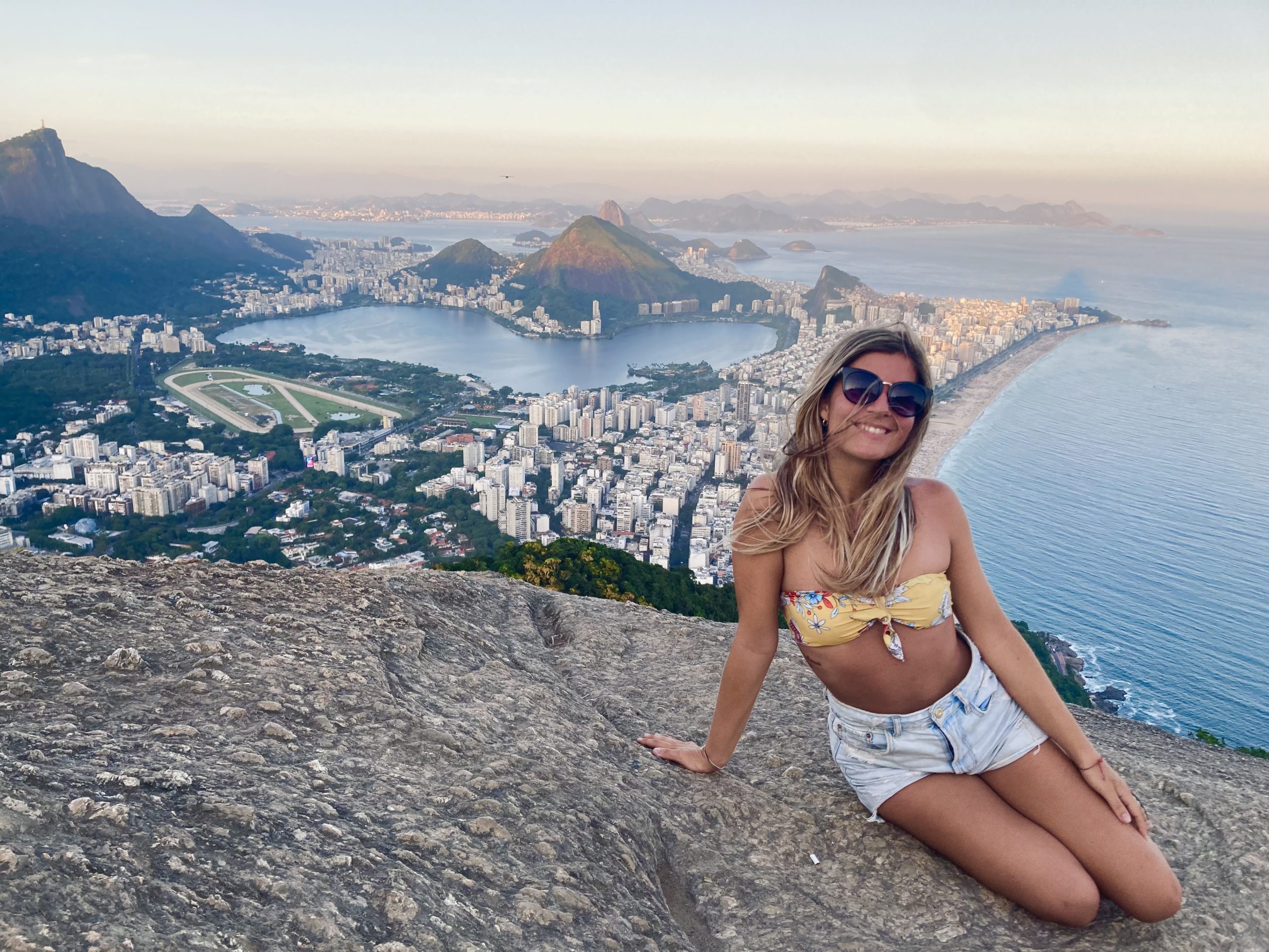 two brothers hike  Rio de Janeiro