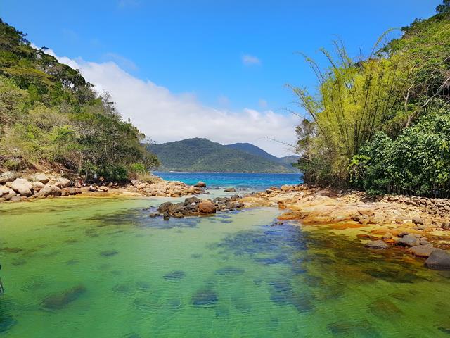 green lagoon Ilha Grande